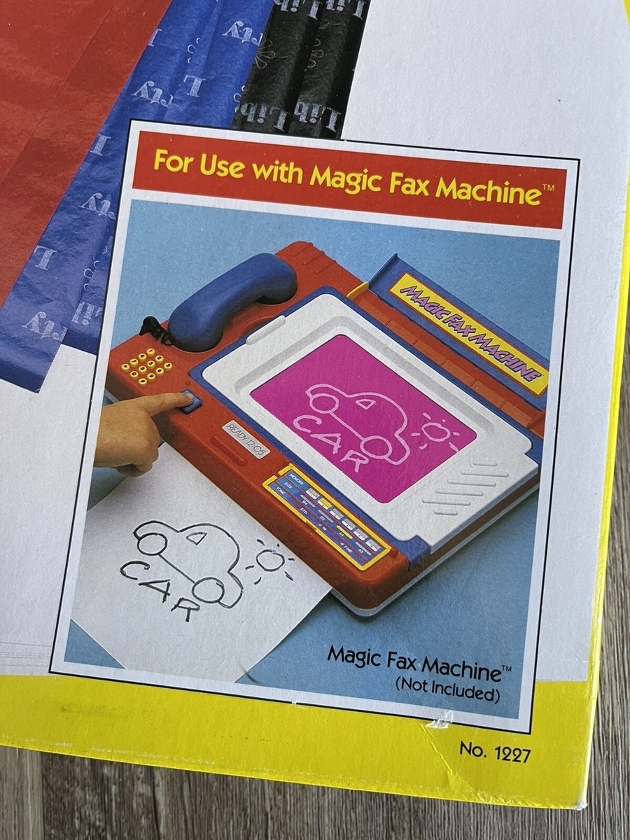 Vintage 90's Tyco Magic Fax Machine Refills Pages Carbon Paper NOS