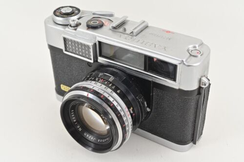 Exc Yashica M Rangefinder 35mm film camera 45mm F1.9 lens  1day FedEx Shipping - Picture 1 of 12
