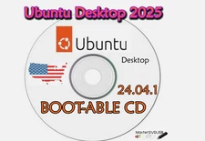 Ubuntu 24.04.1 LTS Edition - Bootable Live DVD - 64-bit - Secure & Robust OS!