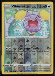 Whismur 135/185 Vivid Voltage Reverse Holo Pokemon Card