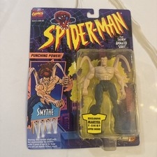 🔥1994 Smythe Spider-Man  Animated Series Action Figure Vintage Marvel Toy Biz🔥