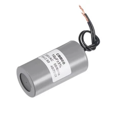 CBB60 Run Capacitor 10uF 250V AC 2 Wires for Air Compressor Water Pump Motor