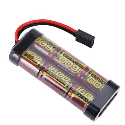 7.2V 1600mAh 6 Cell 2/3A Flat NiMH Battery Pack Compatible with Tracxas 1/16 ...