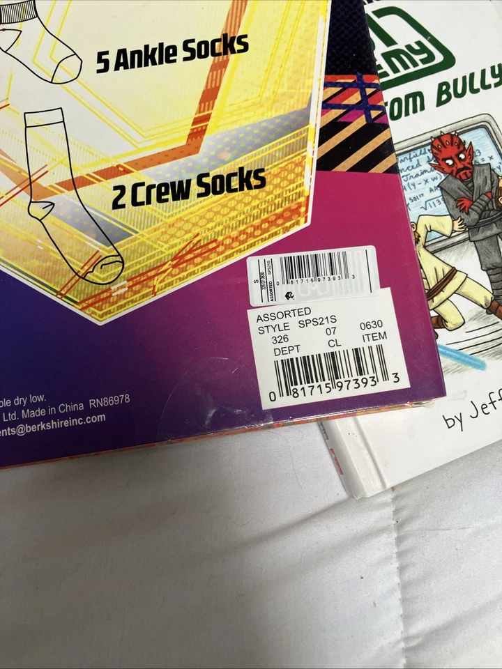 Niños Marvel Spider-Man: Miles Morales 15 Días de Calcetines Talla S 5 1/2-8 1/2 Nuevo en Paquete Foto 2 de 3