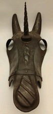 Antique Italian Wrought Iron Horse Armor Mask Chanfron 18th/19th Century Rare!