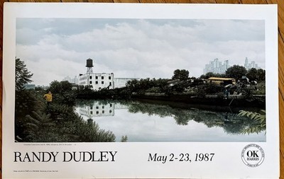 RANDY DUDLEY GOWANUS CANAL FROM 2ND STREET OK HARRIS 26x16.6   NOS