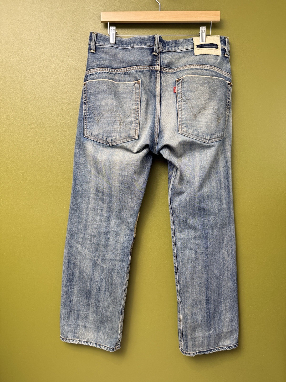 Vintage Edwin Selvedge Patchwork Straight Denim J… - image 2