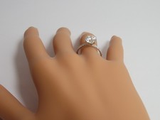 Solitär Ring - 18K Weißgold - 2,01ct CVD Diamant E/VVS1 - IGI Zertifikat - Neu