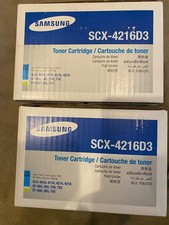 Samsung SCX-4216D3 Black Toner Cartridges LOT of 2 cartridges