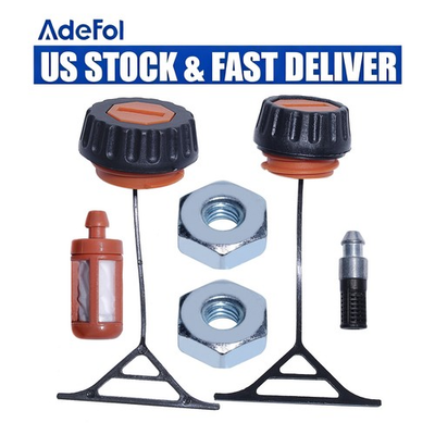 #ad Gas Fuel Cap Fuel Filter Oil Cap For Stihl 023 024 025 026 028 029 034 020 021 $9.79