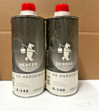 2-Pack DeBeer Refinish HS Hardener 8-140 Fast – Quart
