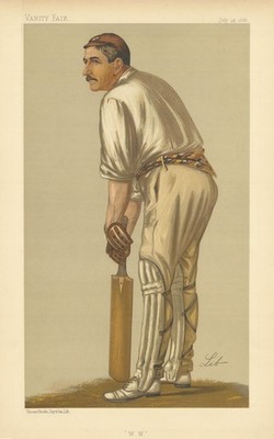 Vanity Fair Spy Cartoon Walter William Lesen Sie ''WW'' Cricket. Schlagmann. Lib 1888