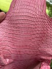 Wild alligator Belly Hide Leather Professionally Tanned In Pastel Pink — photo 4