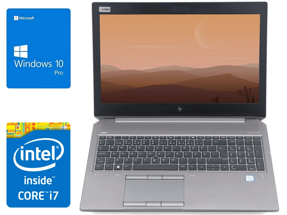 HP Zbook 15 G5 i7-8850H (6 core) 16/32/64 GB - 256/512/1024 GB nVidia P1000 Win  - Immagine 2 di 4