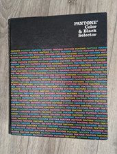 VINTAGE PANTONE COLOR & BLACK SELECTOR Pantone Library Of Color Ringbound 1980