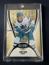 2025-26 UD Allure Hockey Cam Lund RC Golden Treasures 1/1 #136 San Jose Sharks