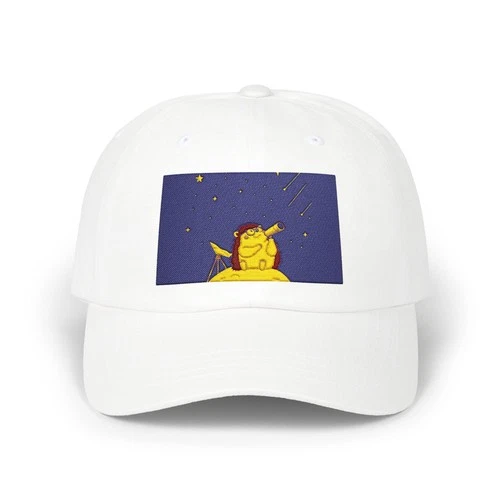 Stargazing Hedgehog with Mini Telescope Tee - product listing photo
