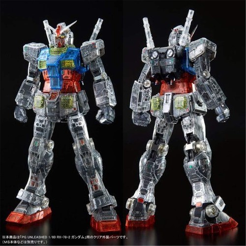 BANDAI PG UNLEASHED 1/60 RX-78-2 Gundam Clear Color Model kit Body Parts Robot - Picture 4 of 6