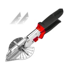 Upgraded Multi Angle Miter Shear with 2 Blades for Wood, Plastic, PVC Cuts USA