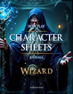 Rpg 5e Character Sheets Journal: Beginners Guide and Plenty of Space for Session