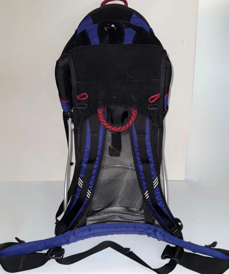 Mochila portabebés Kelty Kids Meadow azul de pie ¡USADA EN EXCELENTE ESTADO! ajustable Foto 3 de 4