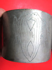 NATIVE AMERICAN KISSING OTTERS ENGRAVED INDIAN ARM BANDS RARE ORIGINAL SET HB EX — photo 4