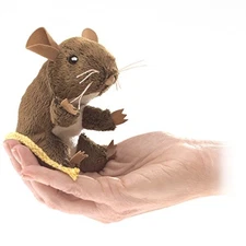 Folkmanis Mini Field Mouse Finger Puppet