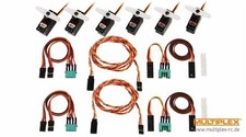 Multiplex ServoSet mit Kabelsatz M6/UNI LENTUS (komplett) / 1-01288