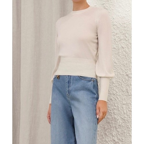 Zimmermann 100% Cashmere Sweater Blouson Size: 6 NWT MSRP $525
