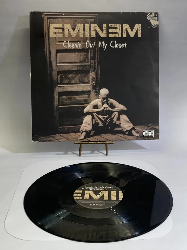 Eminem Cleanin' Out My Closet 12" Vinyl Single 2002 Aftermath Record 497 793-1 - Image 3 of 4