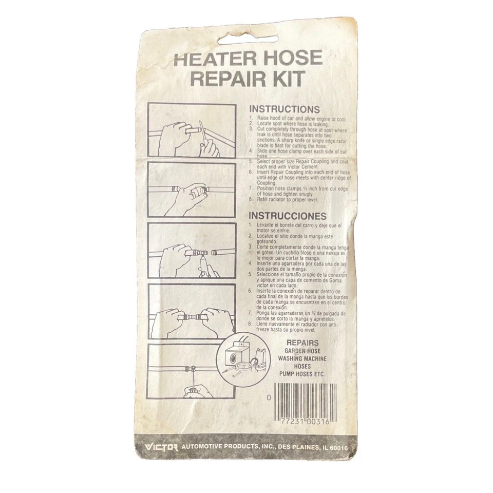 Victor Heater Hose Repair Kit V-316 - Image 2 of 2