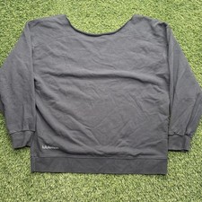 Lululemon Perfectly Sweatshirt Womens Large Black Wide Neck Oversized