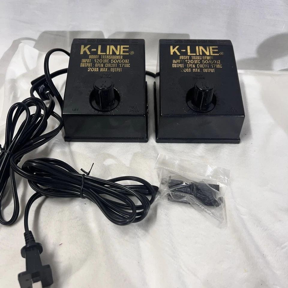 2 K-Line Model K-950 120V 50/60Hz, Output 17VAC, 20VA Train Hobby Transformer - Image 3 of 4