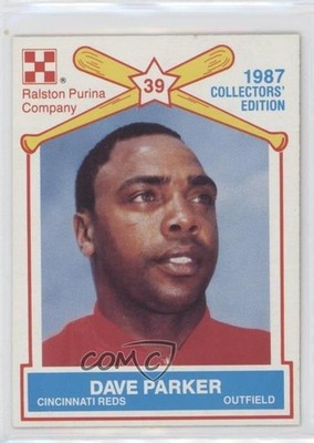 1987 Ralston Purina Collector's Edition Food Issue Dave Parker #7 HOF 0p32