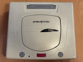 Sega Saturn White Console HST-3220 NTSC-J Japan Tested / 1 Games
