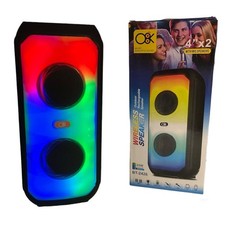 Boîtier amplifié USB SD Karaoké Bluetooth avec microphone rechargeable...