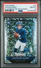 2025 PANINI PRIZM PRIZM FLASHBACK ROOKIE NO HUDDLE #10 JAXSON DART ROOKIE PSA 8