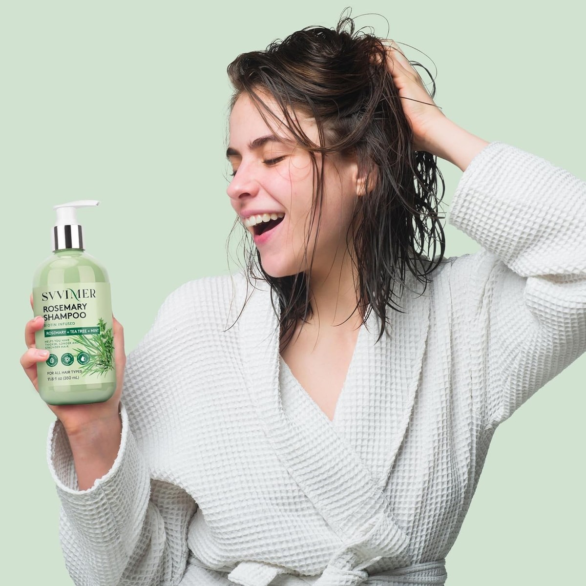Svvimer Rosemary Hair Growth Shampoo: Thickening and 11.8 Fl Oz