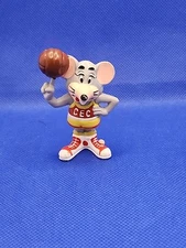 Vintage Pizza Time Theatre Chuck E Cheese with Basketball PVC Figure 1986