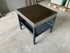 Metalltisch Werkbank | Höhenverstellbar 68,5–86 cm 77 x 75 cm