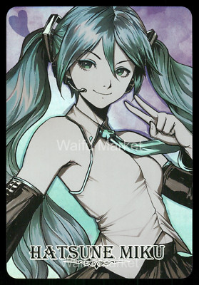 Hatsune Miku VOCALOID Superheldine Waifu Karte CCG