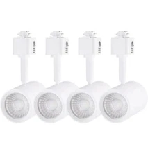 Leonlite 4 pack 8.5W Dimmable Led Track Light Head - 4000K Cool White