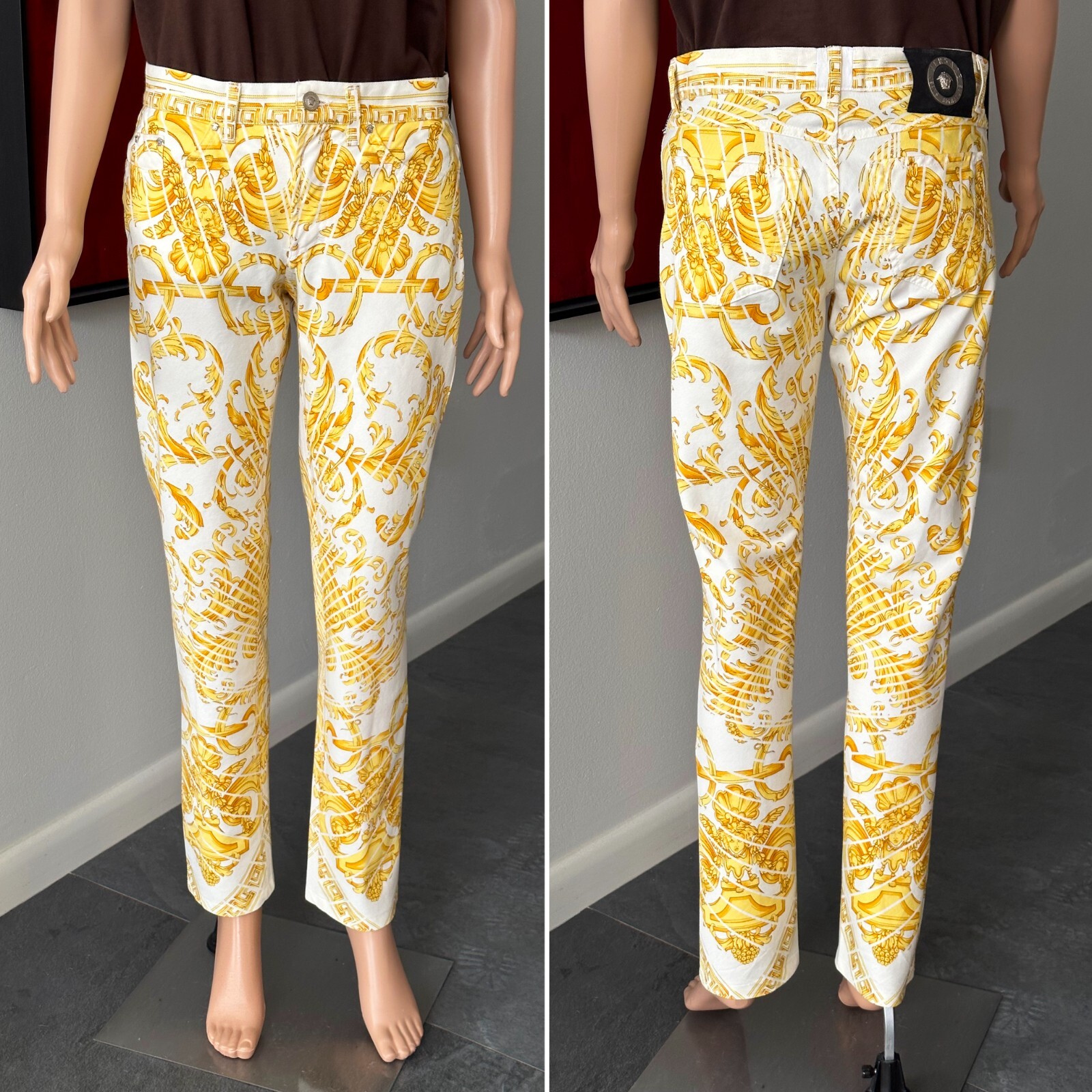 VERSACE JEANS SIGNATURE jeans Baroque print size 28/42 from S/S 2001