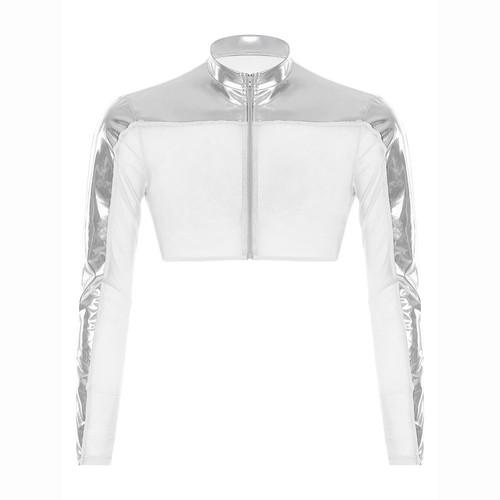 Men Undershirt See Through Shirts Metallic Tops Party Top Long Sleeves Clubwear - Bild 40 von 74