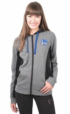 Ultra Game Women's NBA Standard Full Zip Hoodie Sweatshirt Dime JMedium