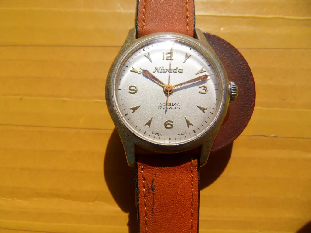 Nivada 17 jewels swiss best sale made