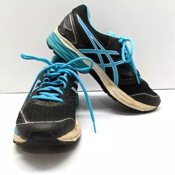 Asics Womens Gel Pulse Black White Running size 8.5 eBay