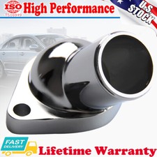 45 Degree Chrome Water Neck For Chevy Thermostat Housing Sb Bb Small Big Block
