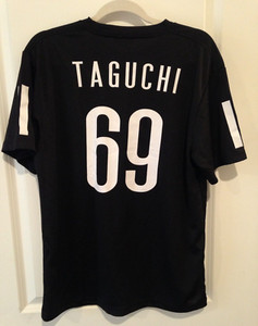 New Japan Pro Wrestling Taguchi 69 Black T-Shirt Size X-Large   Good Condition