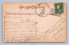 Bellota California ~ Antique San Joaquin County DPO Postcard Cover 1910